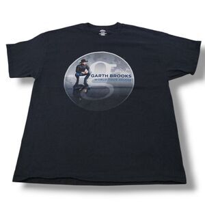 2014-15 Garth Brooks World Tour Shirt Size XL By Hanes Country Music Graphic Tee
